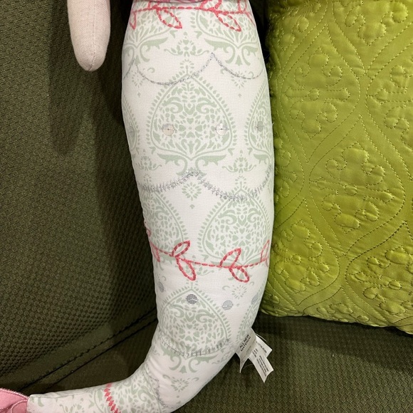 Pottery Barn Kids Mermaid Plush 24” Pink/Multicolored - Picture 7 of 12